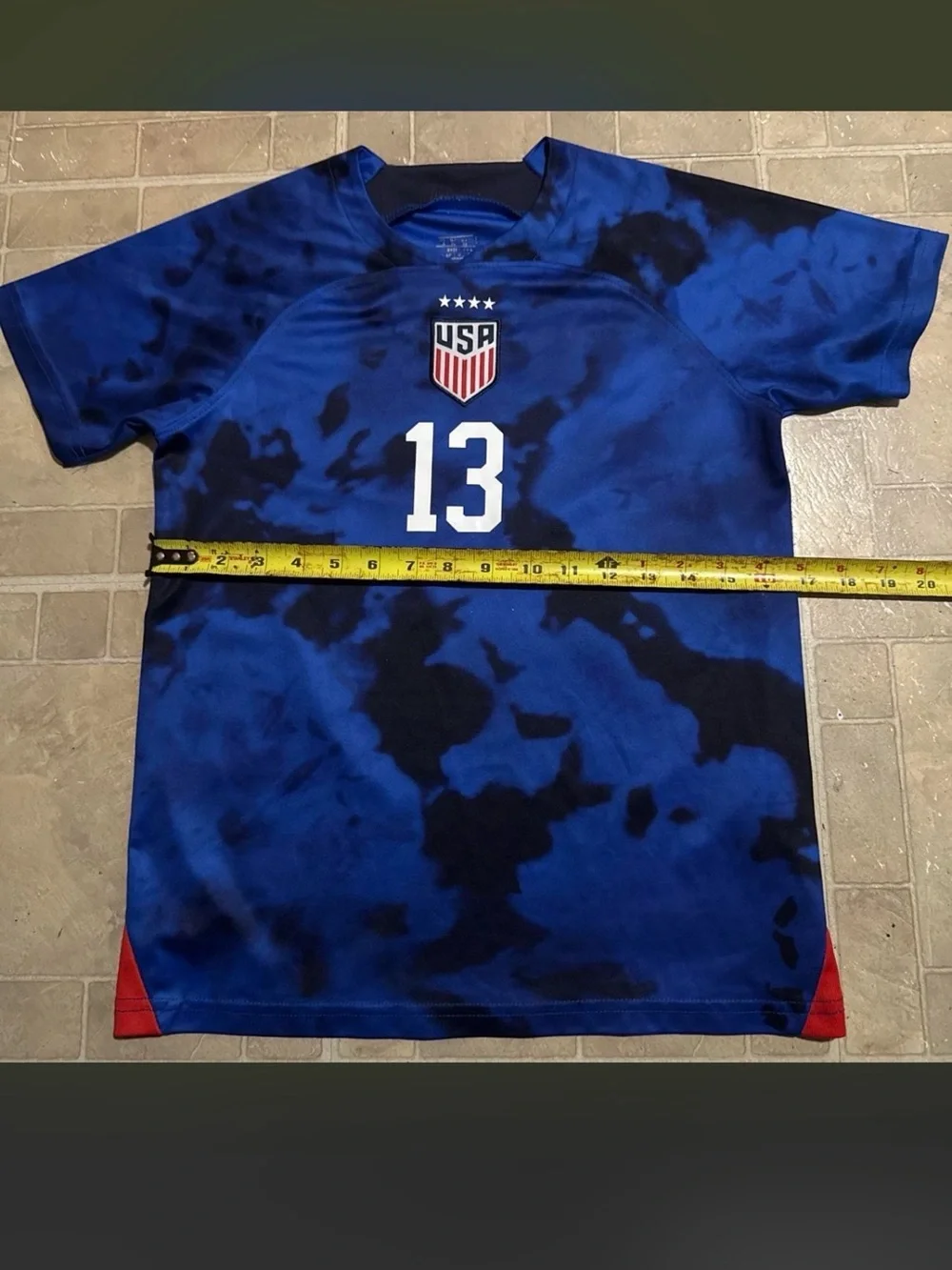 Nike 2022/23 USA kids Away futbol Jersey Alex Morgan #13